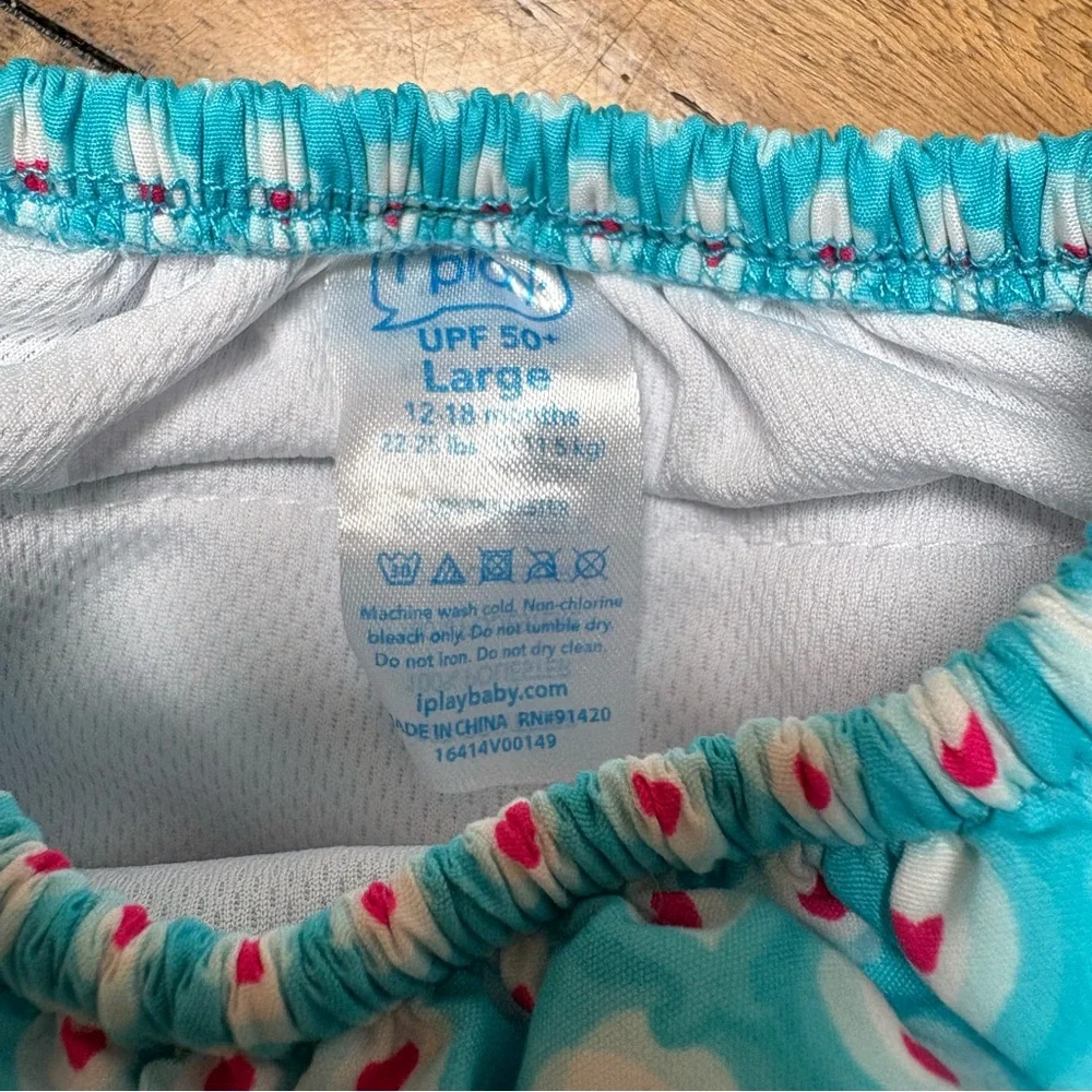 Two iPlay Kids Printed and White Diaper Covers